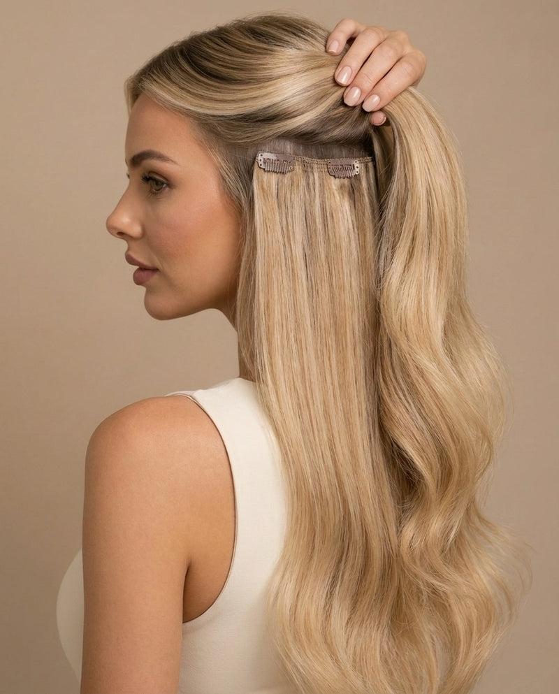 Golden Glow Clip-In Extensions