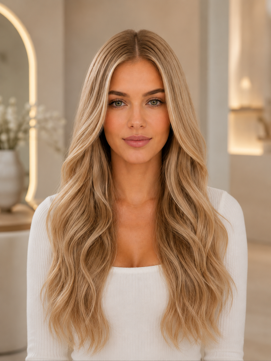 creamy blonde